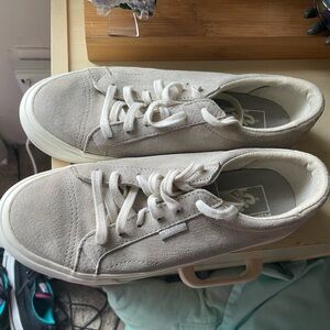 Light gray Vans
